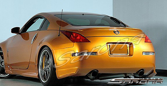 Custom Nissan 350Z Trunk Wing  Coupe (2003 - 2008) - $175.00 (Manufacturer Sarona, Part #NS-041-TW)